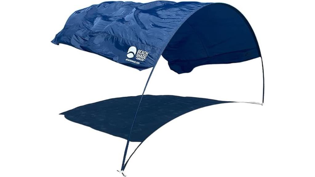 portable beach umbrella with sand anchor