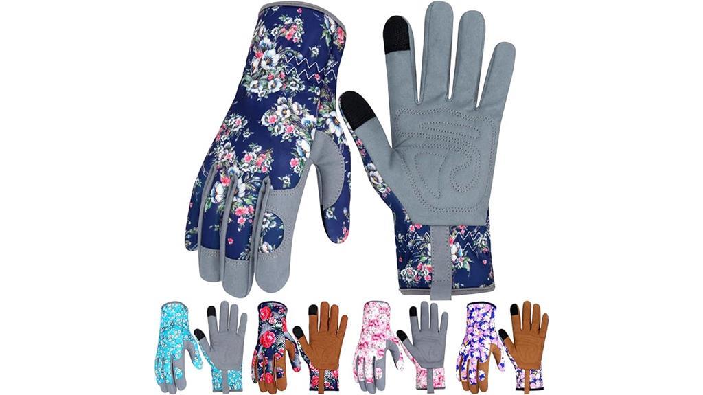 women s leather gardening gloves