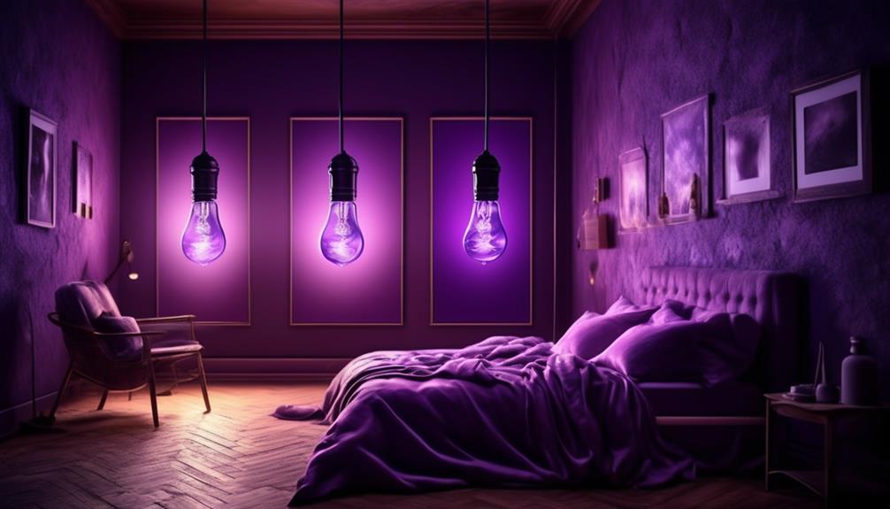 impact of purple light