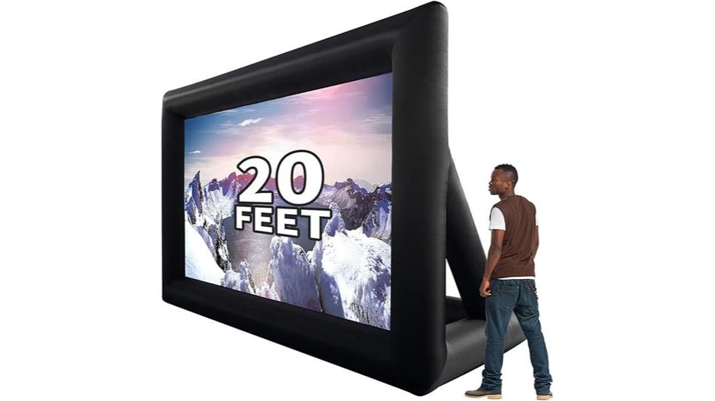 inflatable 20 foot projector screen