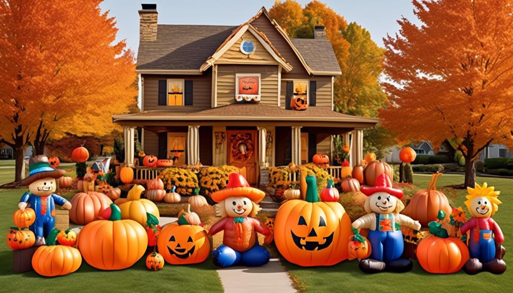 inflatable halloween yard decorations