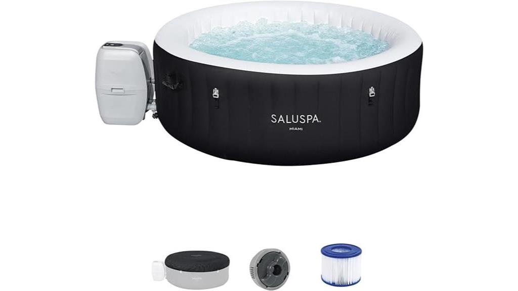 inflatable hot tub for 2 4 people
