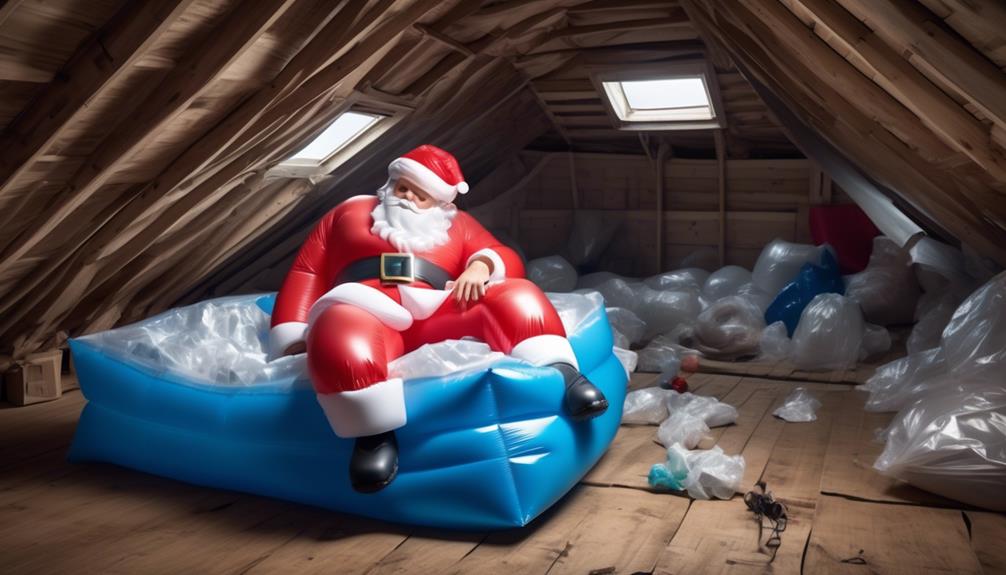 inflatable santa storage tips