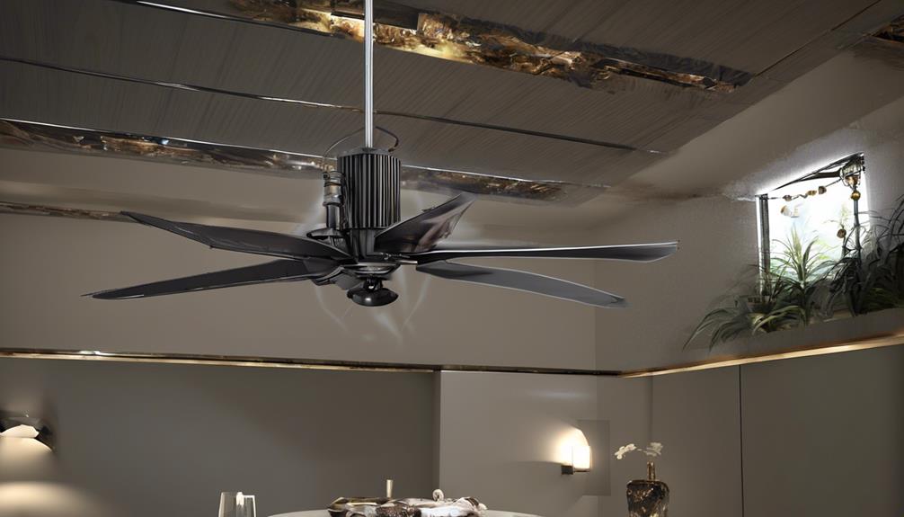 influencing ceiling fan weight