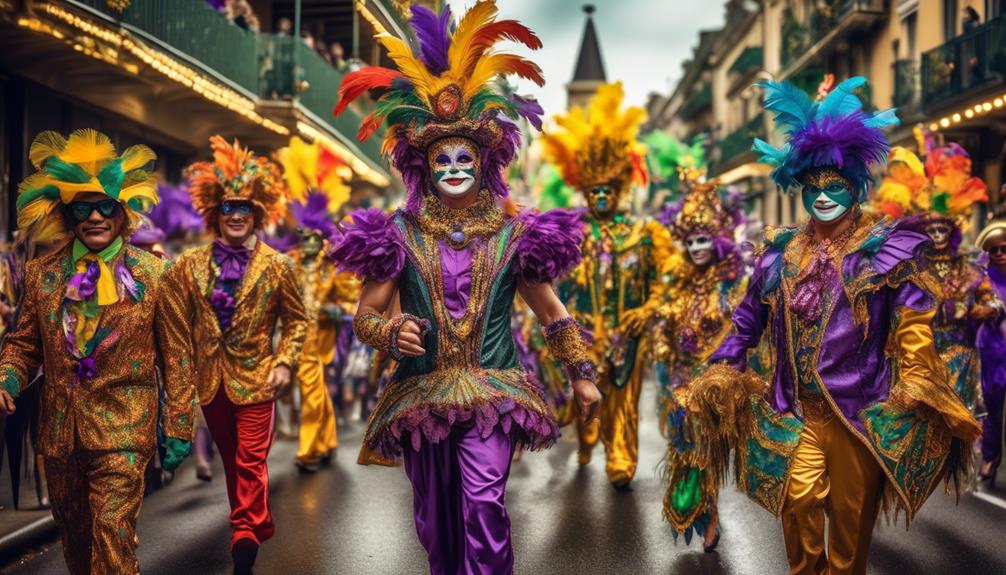 influential mardi gras costume effects