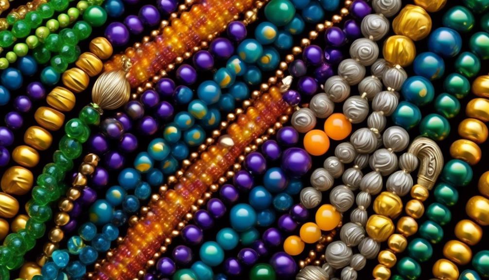 innovative mardi gras bead uses
