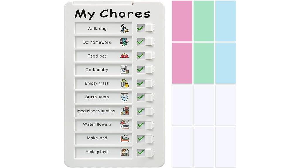 interactive chore chart for kids