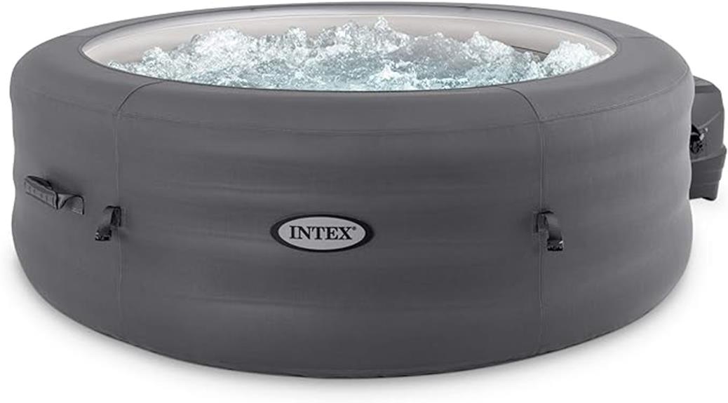 intex inflatable outdoor hot tub