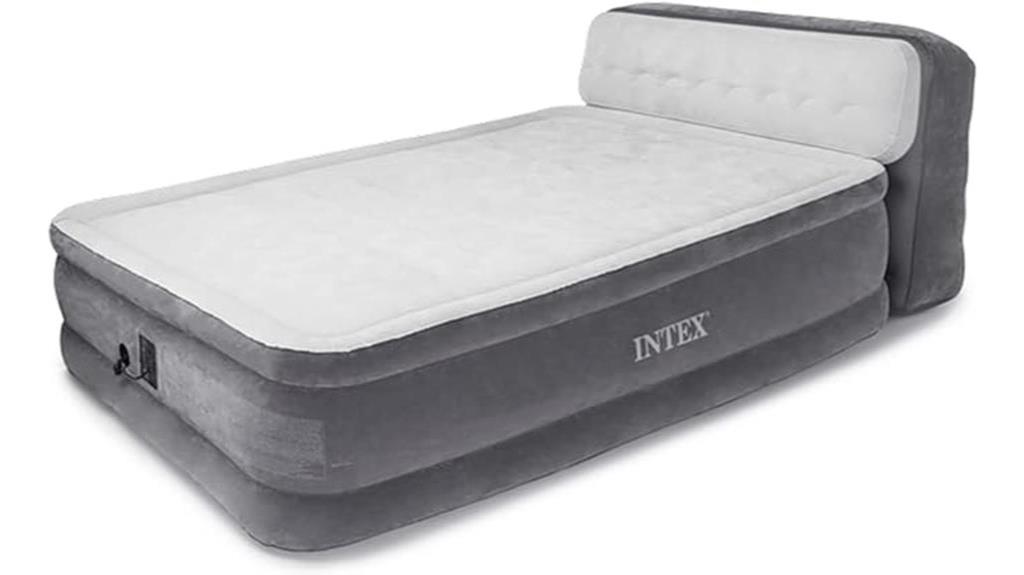 intex queen gray air mattress