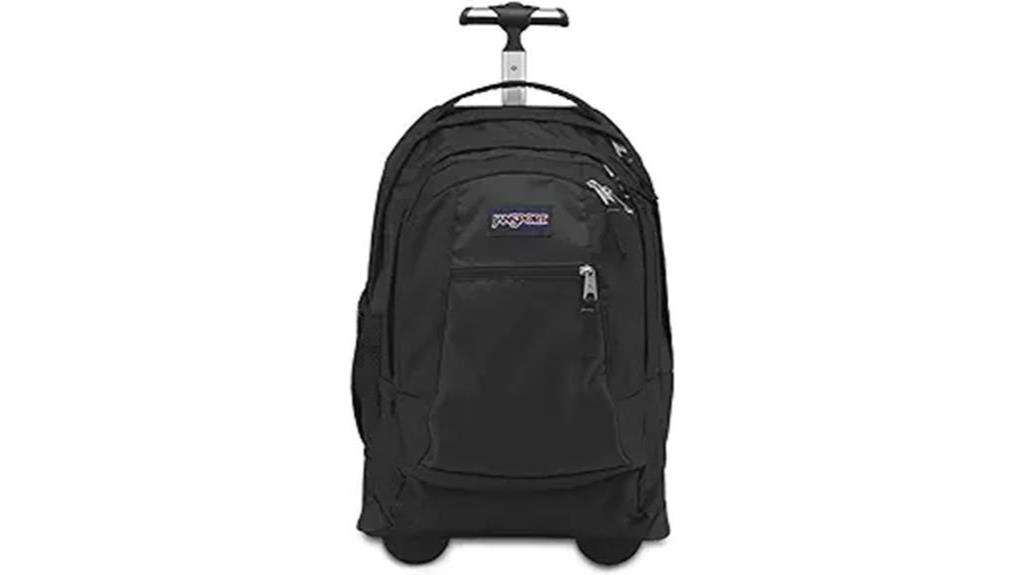 jansport rolling backpack black