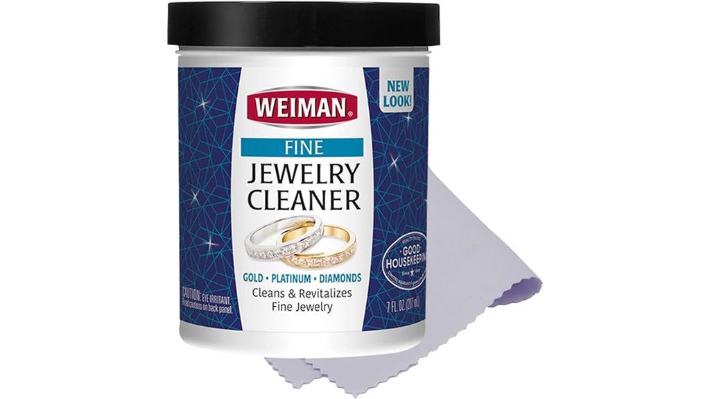 jewelry cleaner with polishing cloth