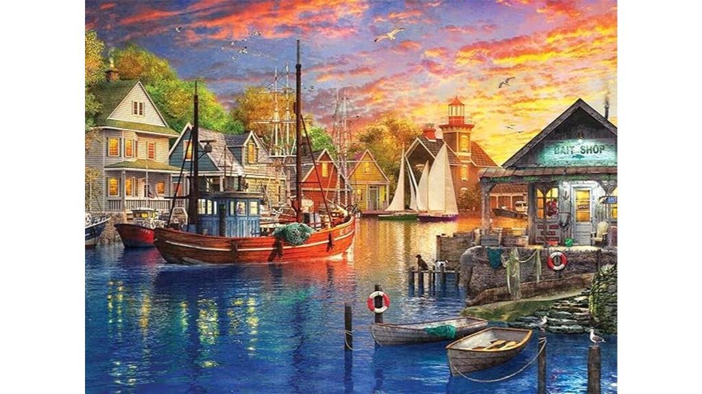 jigsaw puzzle featuring harbor