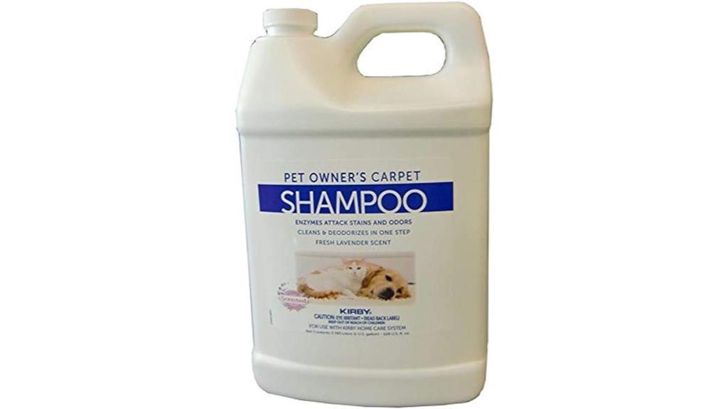 kirby carpet shampoo for pet owners