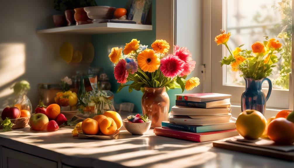 kitchen flower display inspiration