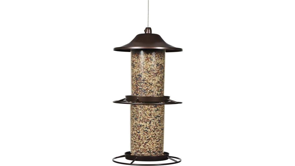 large outdoor bird feeder