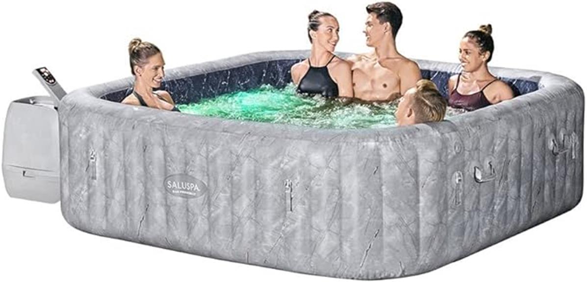 large portable hot tub