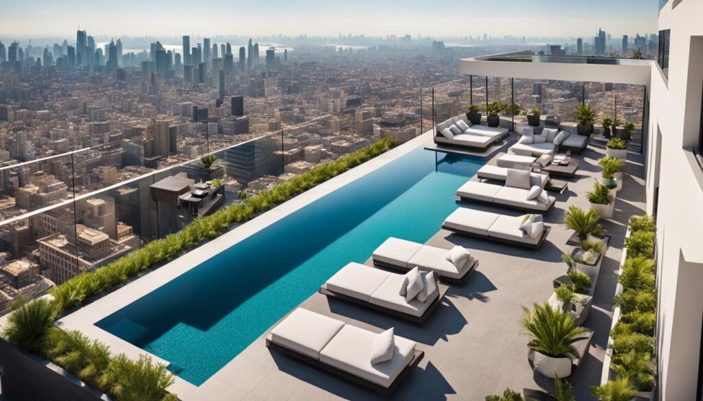larger terraces and unobstructed views