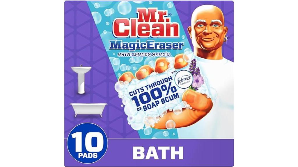 lavender scented bathroom and shower cleaner