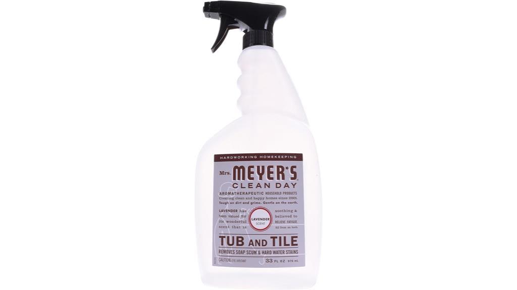 lavender scented tub and tile cleaner