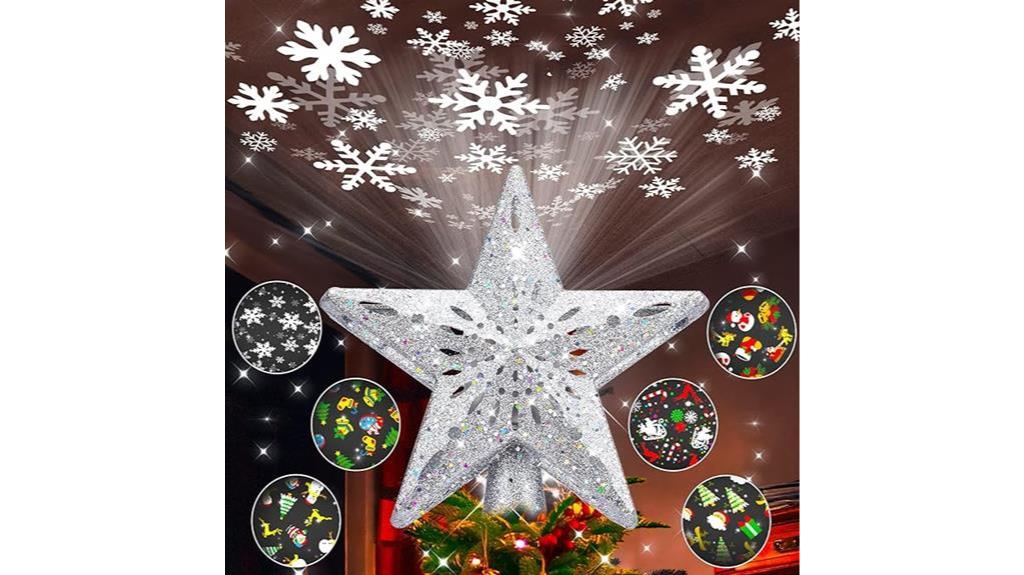 led projection christmas tree topper