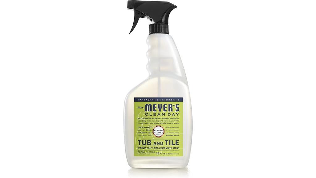 lemon scented tub and tile cleaner