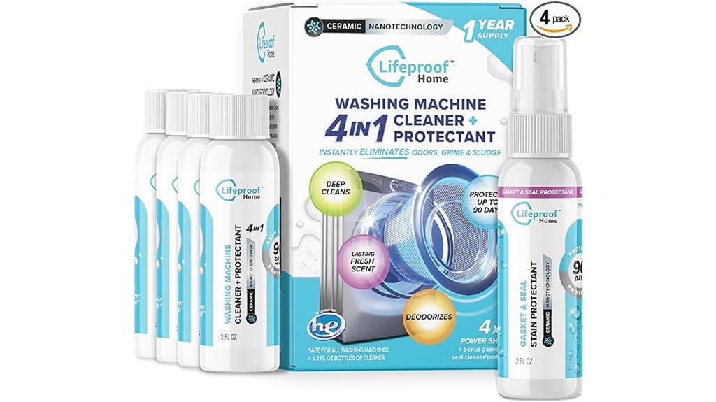 lifeproof 4 in 1 washing machine cleaner protectant 4 pack