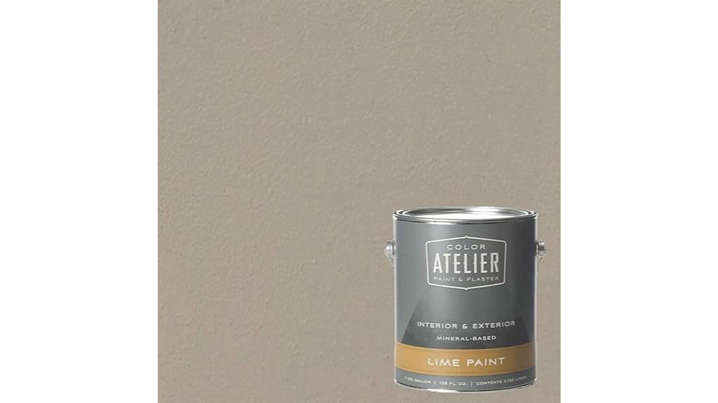 lime paint in soft taupe