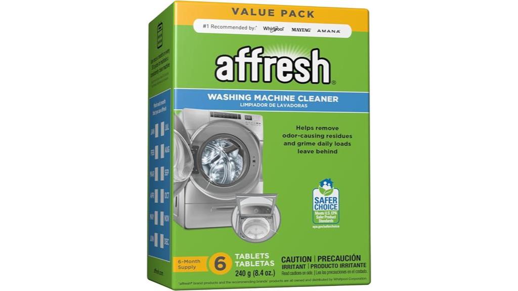 long lasting solution for clean washing machines