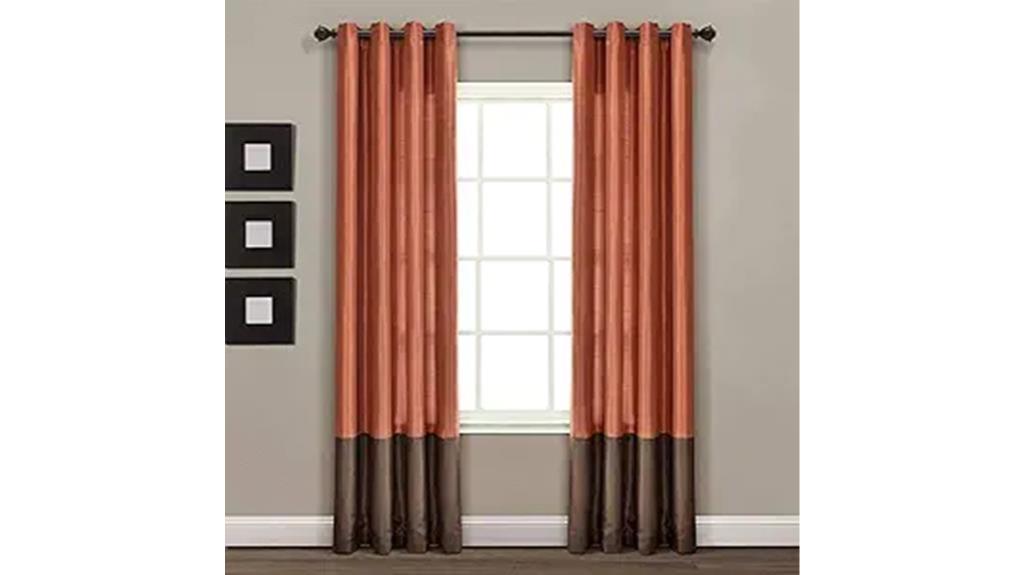 lush decor color block curtains