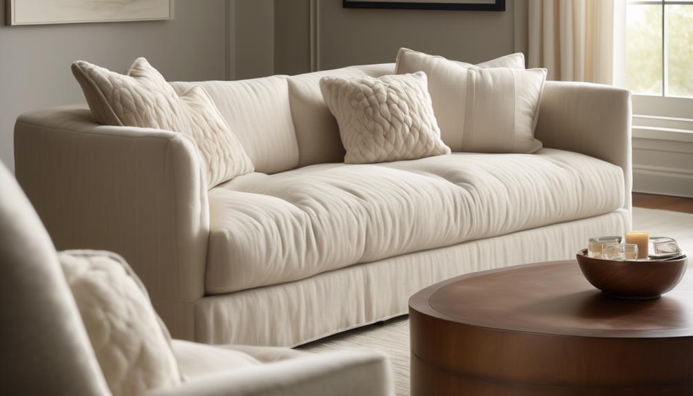 luxurious comfort with plush cushions