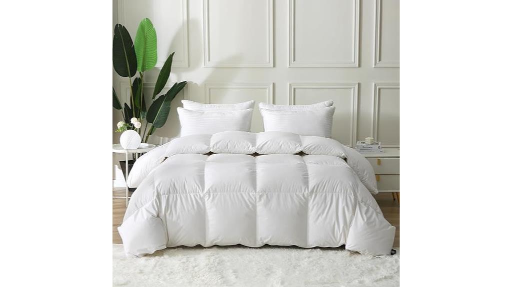 luxurious down comforter for all seasons