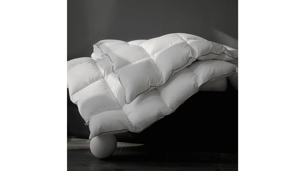 luxurious hungarian white goose down comforter