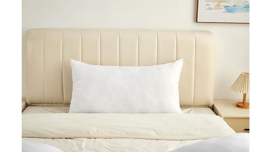 luxurious white king size pillows