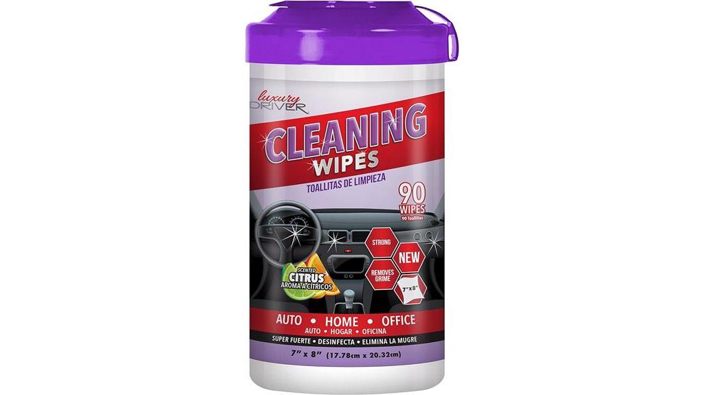 luxury car cleaning wipes