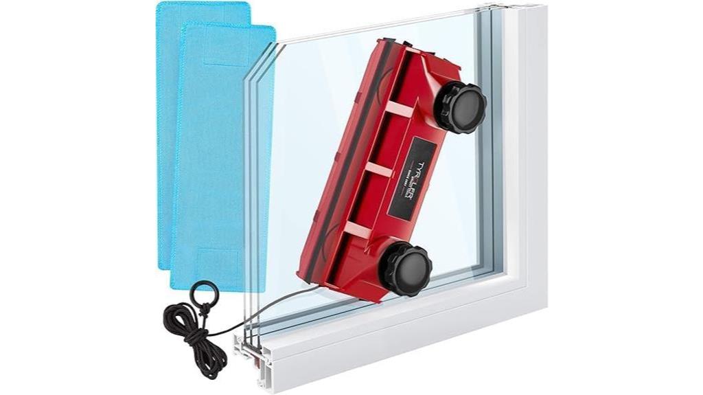 magnetic window cleaner with afc