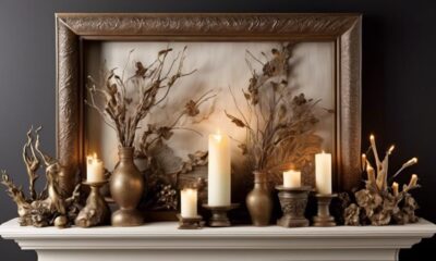 mantel decorating without garland