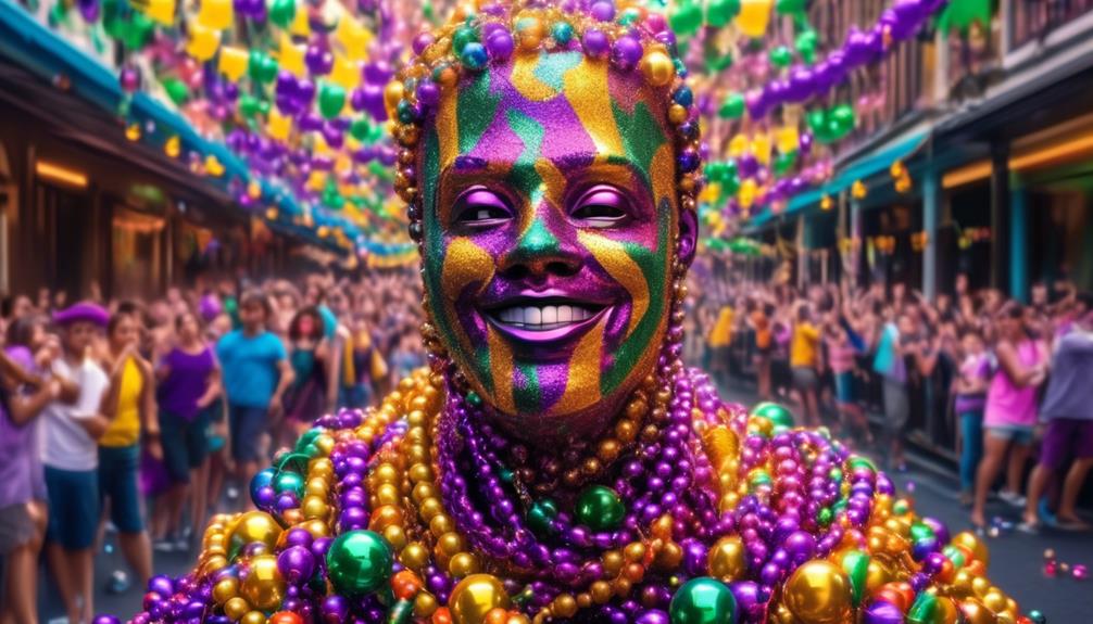 mardi gras bead tradition