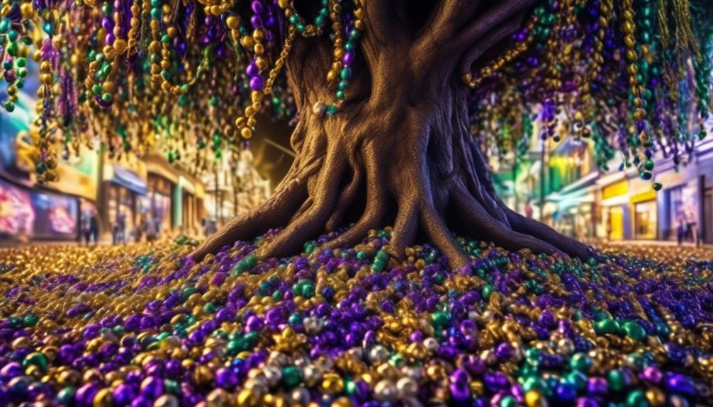 mardi gras beads pollution