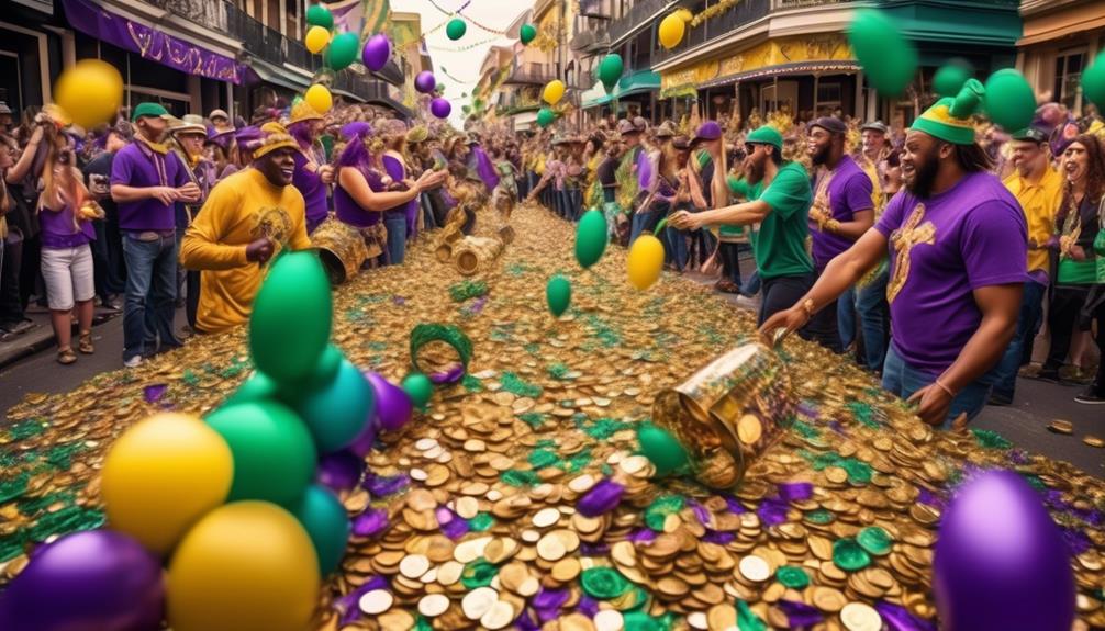 mardi gras coin tradition