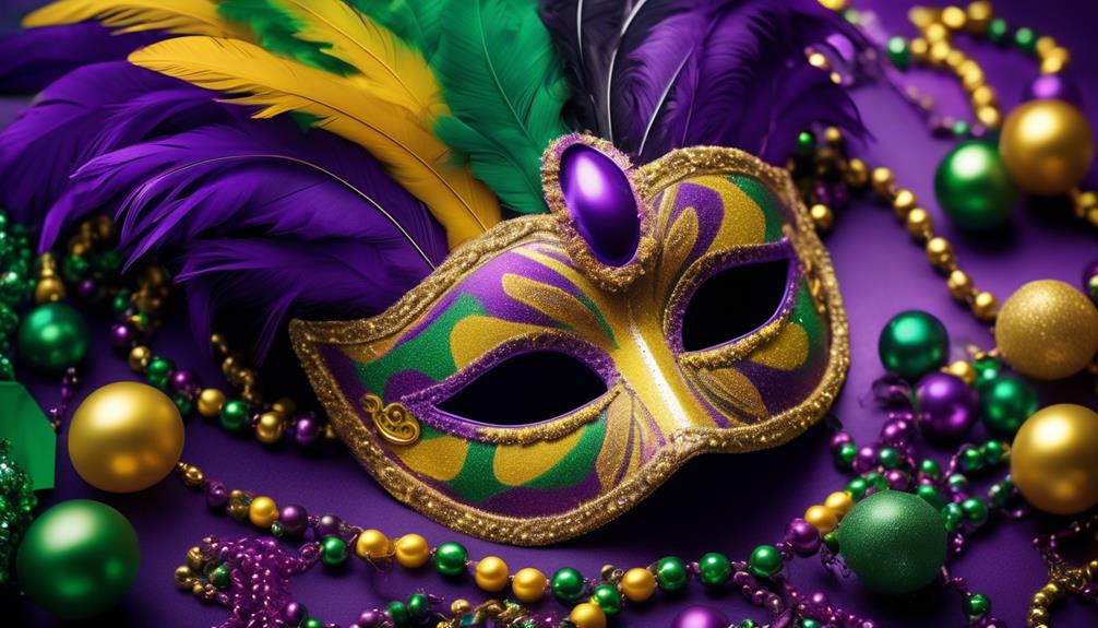 mardi gras display creation