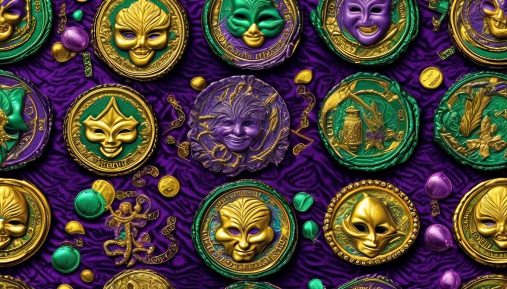 mardi gras doubloon collection