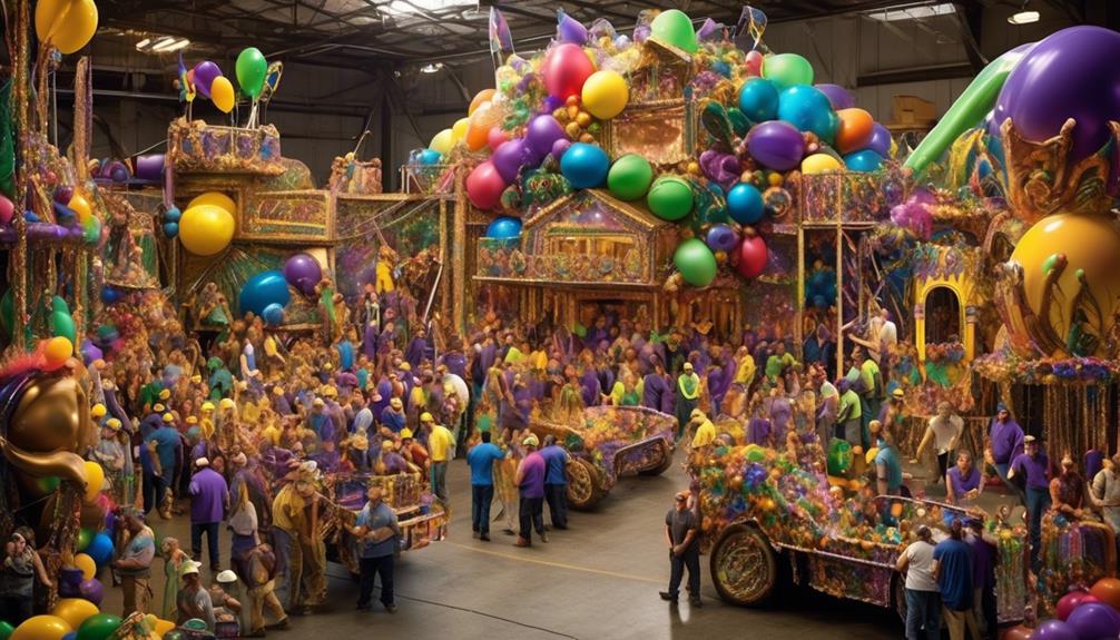 mardi gras float artisans