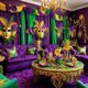 mardi gras house decoration