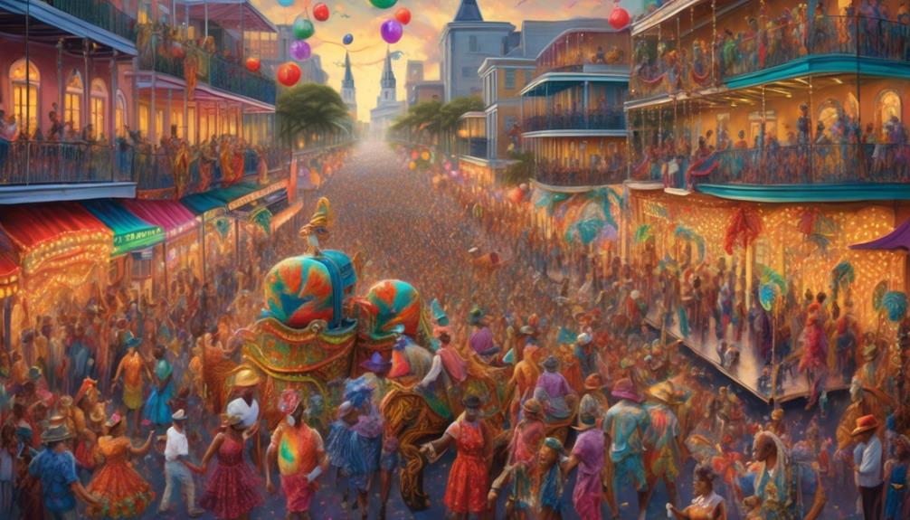 mardi gras musical procession