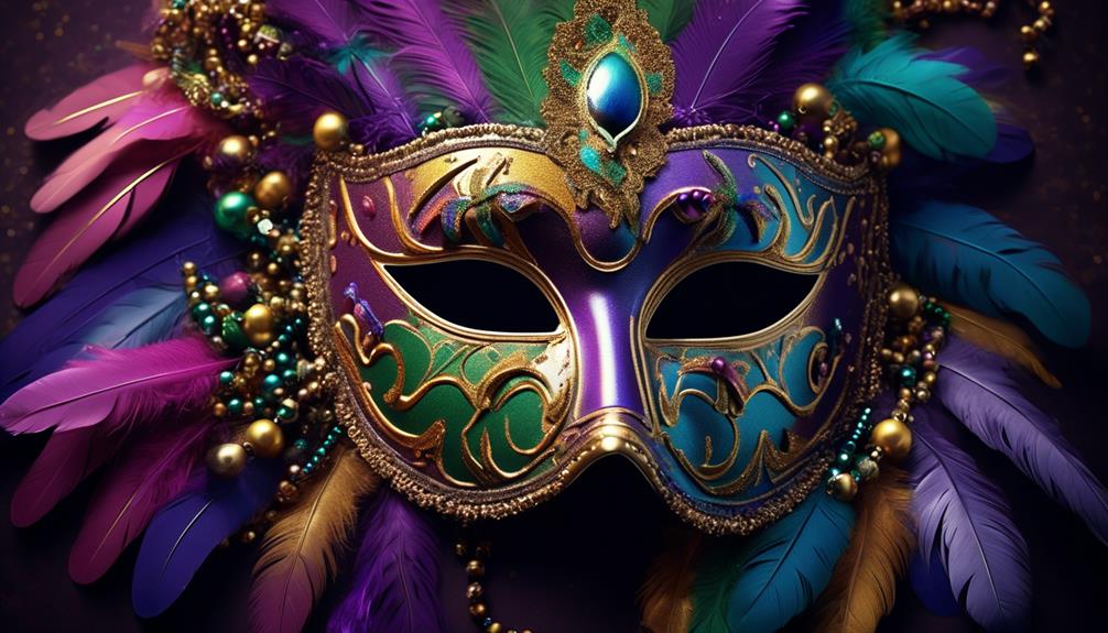 masks in mardi gras