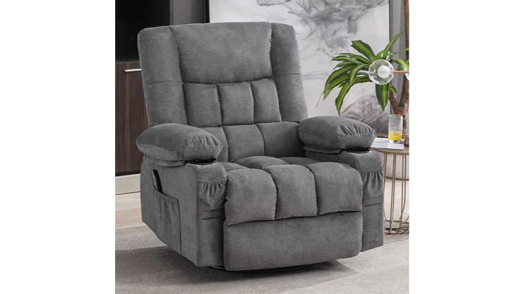 massage recliner chair with heat and vibration massage