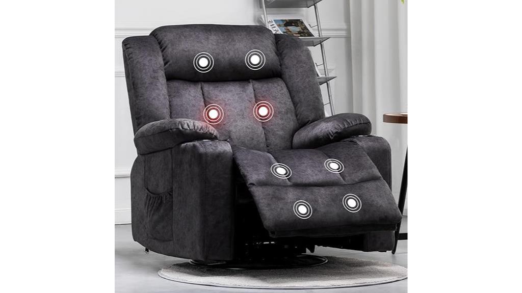 massage rocker chair with heat