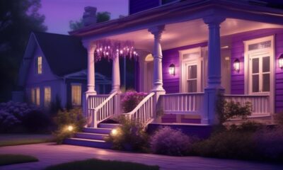 meaning of purple porch