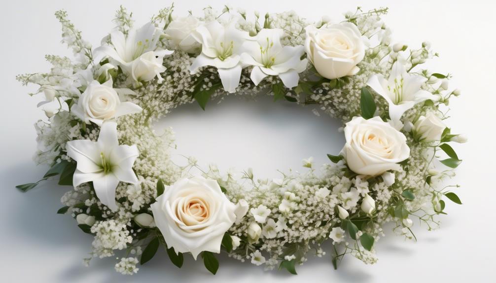 meaning of white wreath flowers