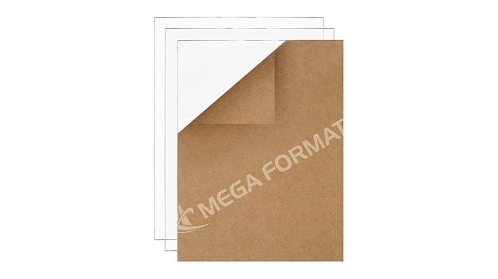 mega pack clear acrylic